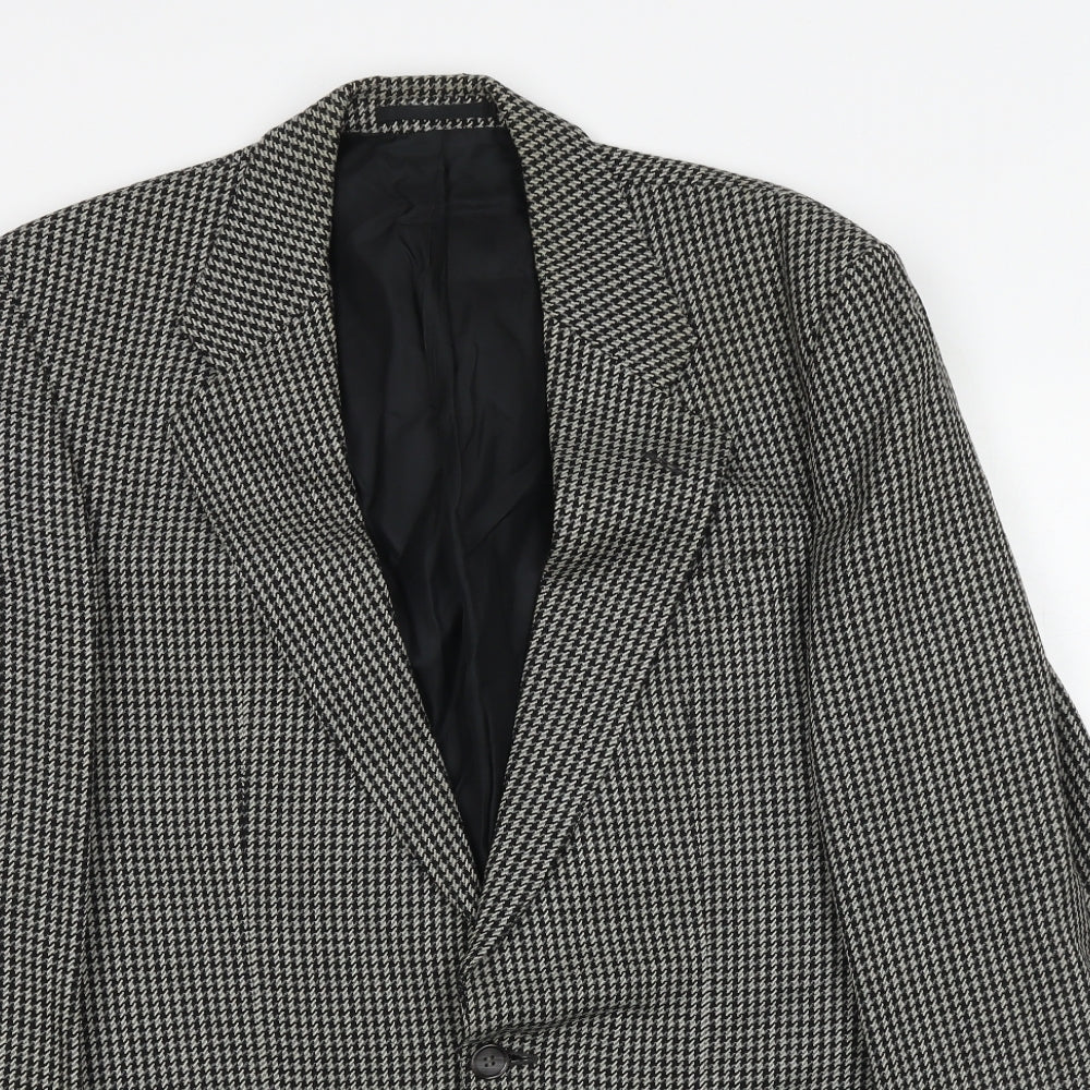 Mens UK Size 38 St Michael Regular Black Suit Jacket
