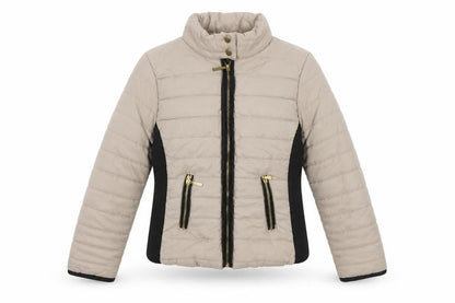 Womens UK Size S Preworn Beige Puffer Jacket
