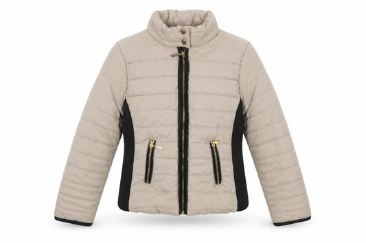 Womens UK Size S Preworn Beige Puffer Jacket