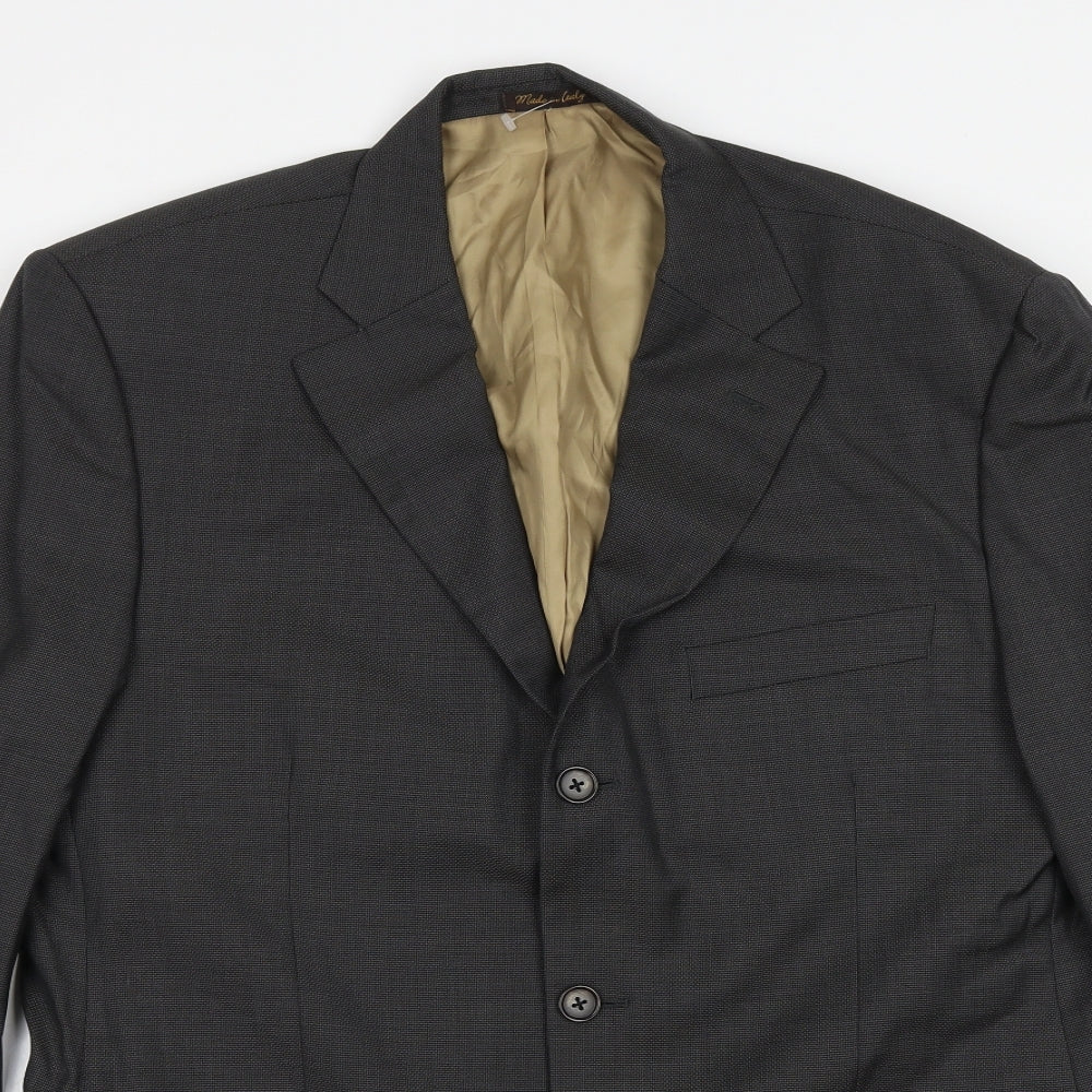 Mens UK Size 44 Marks and Spencer Regular Grey Suit Jacket