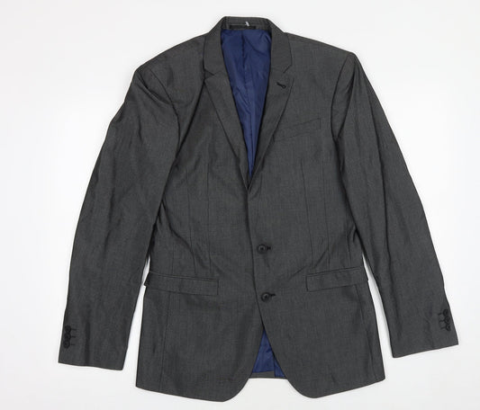 Mens UK Size 36 NEXT Regular Grey Suit Jacket