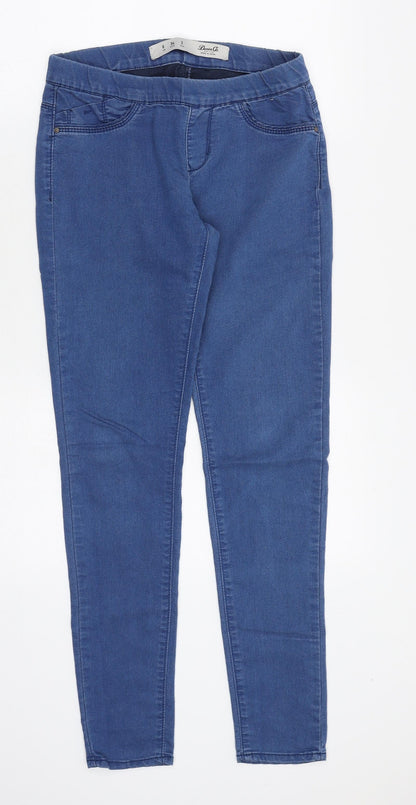 Denim & Co. Womens Blue Cotton Jegging Jeans Size 6 Regular