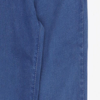 Denim & Co. Womens Blue Cotton Jegging Jeans Size 6 Regular