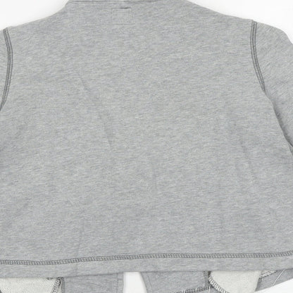 Gap Girls Grey Jacket Size 8-9 Years Button
