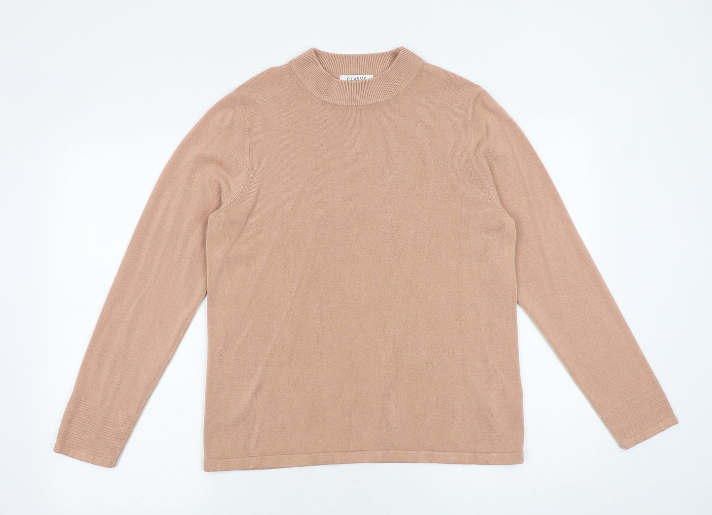Womens UK Size 14 Marks and Spencer Pink Pullover Jumper
