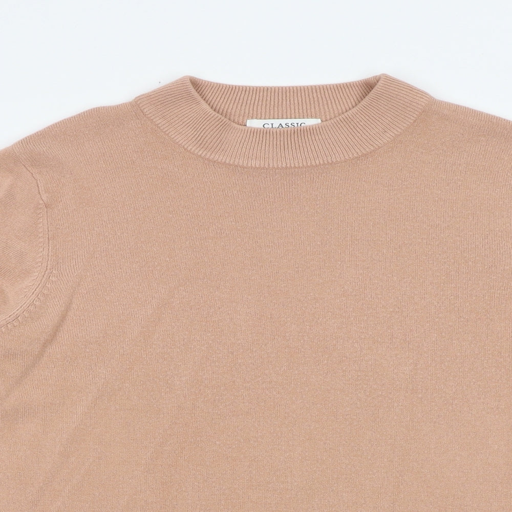 Womens UK Size 14 Marks and Spencer Pink Pullover Jumper