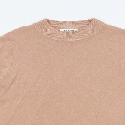 Womens UK Size 14 Marks and Spencer Pink Pullover Jumper