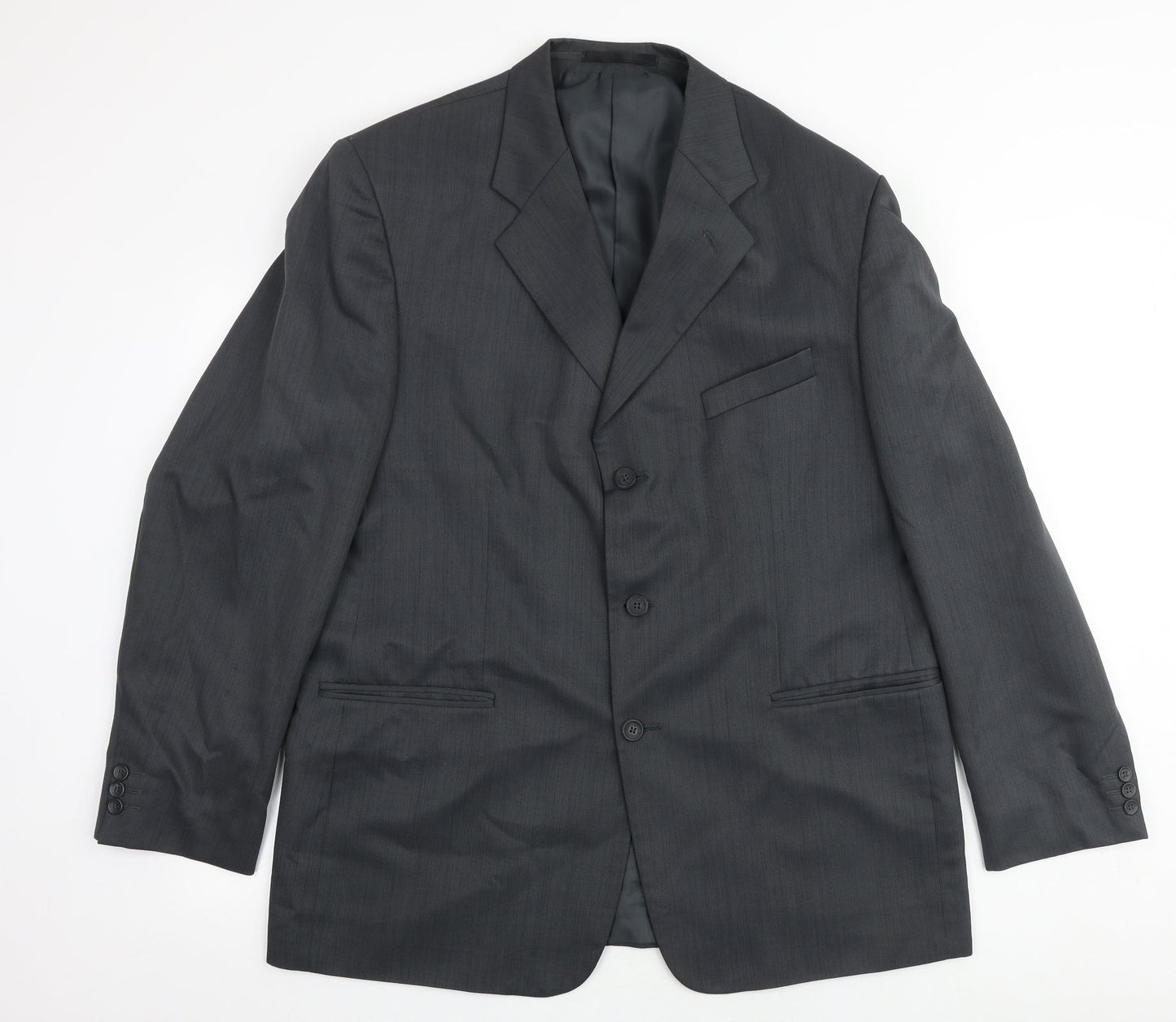 Mens UK Size 44 zantos Regular Grey Suit Jacket