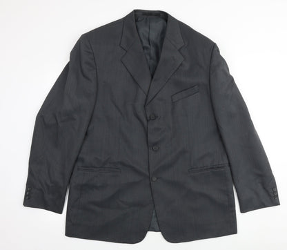 Mens UK Size 44 zantos Regular Grey Suit Jacket