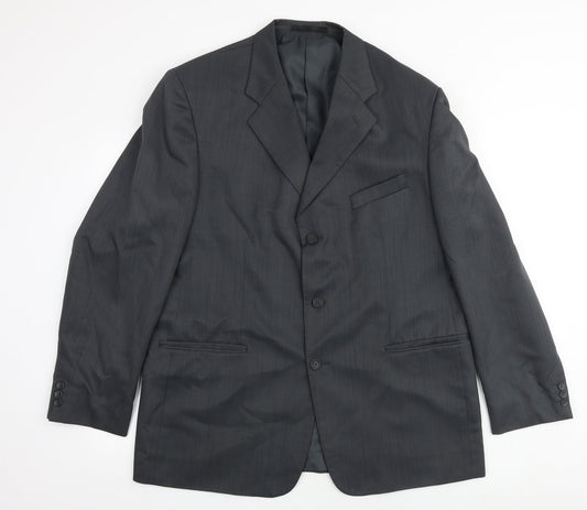 Mens UK Size 44 zantos Regular Grey Suit Jacket