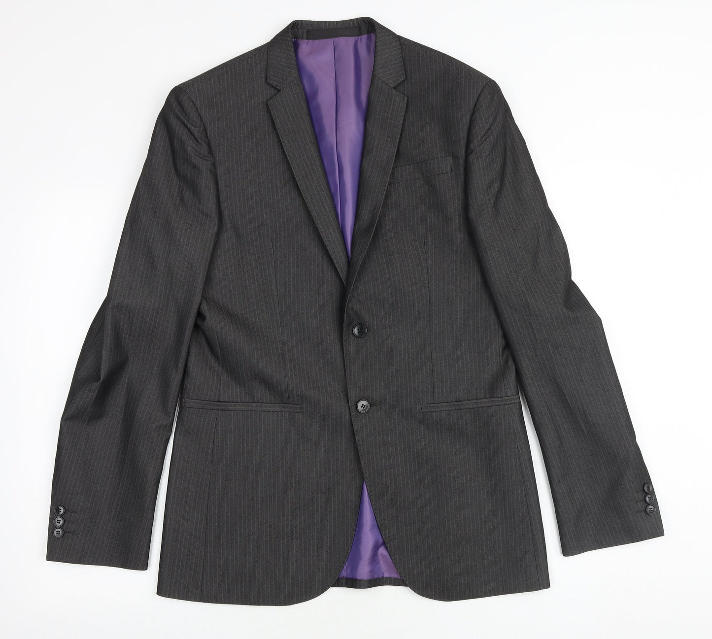 Mens UK Size 38 Marks and Spencer Regular Grey Suit Jacket