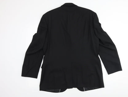 Mens UK Size 40 Burton Regular Black Suit Jacket
