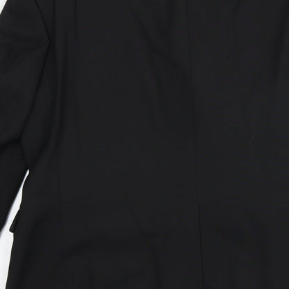 Mens UK Size 40 Burton Regular Black Suit Jacket