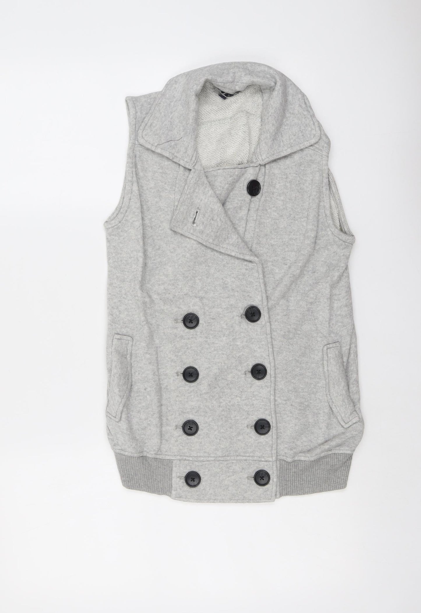 Womens UK Size XS Gap Grey Gilet