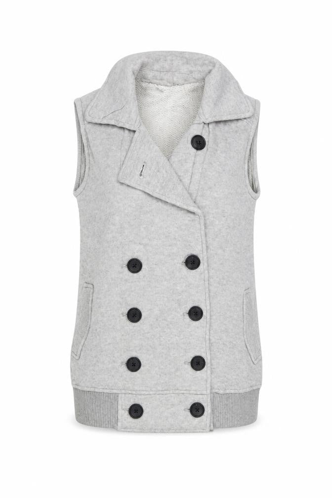 Womens UK Size XS Gap Grey Gilet