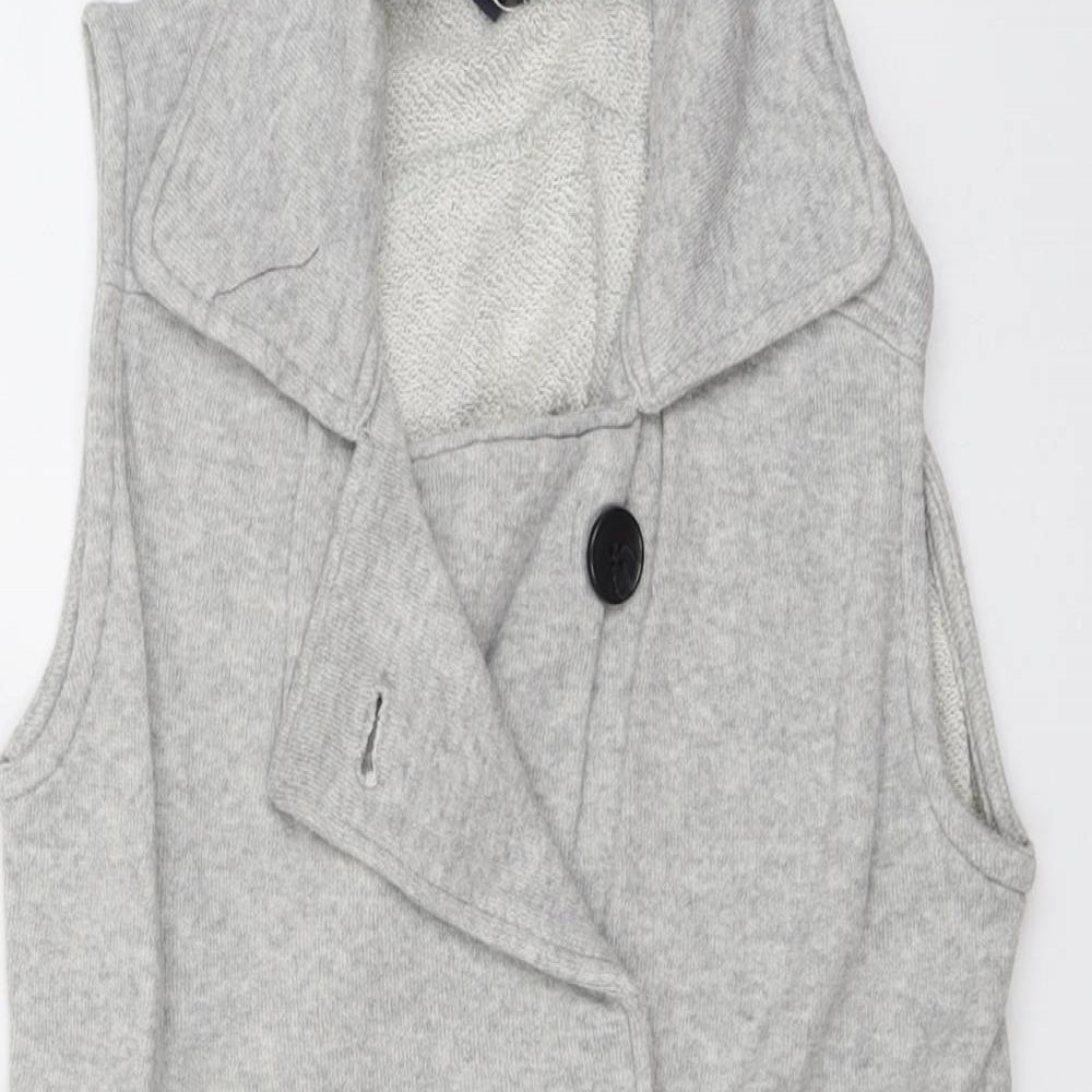 Womens UK Size XS Gap Grey Gilet