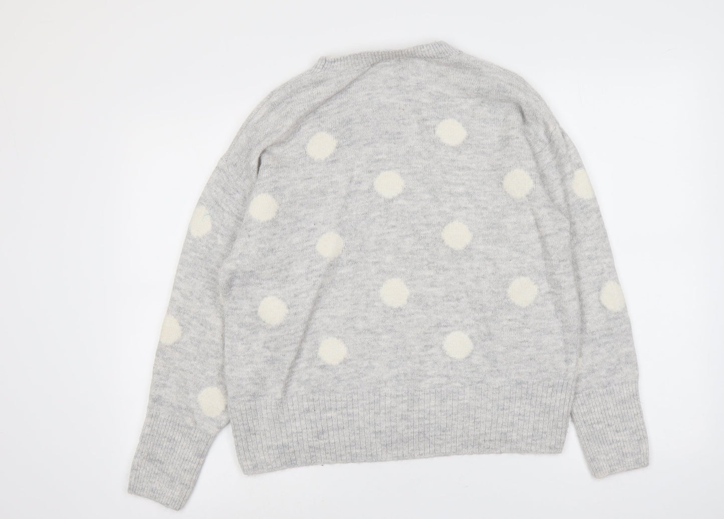 Womens UK Size M H&M Grey Pullover Jumper