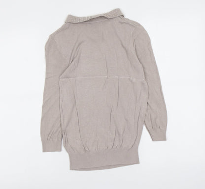 Womens UK Size S H&M Beige Pullover Jumper