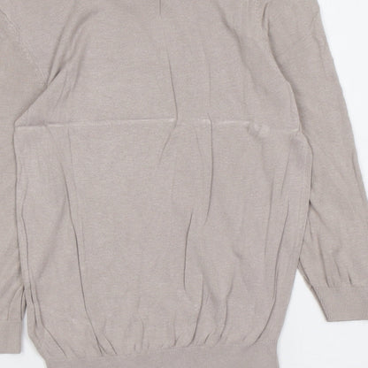 Womens UK Size S H&M Beige Pullover Jumper