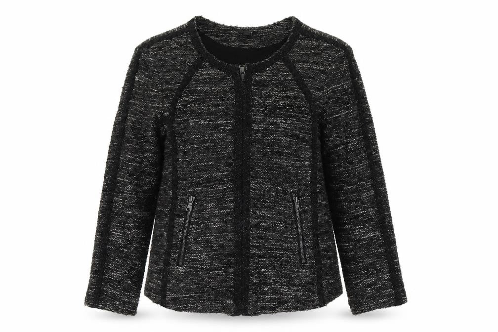 Womens UK Size M Ann Taylor Grey Jacket