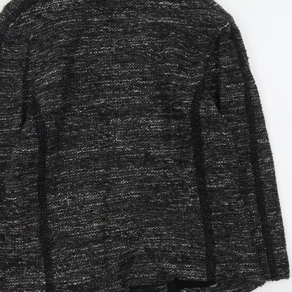 Ann Taylor Womens Grey Geometric Jacket Size M Zip