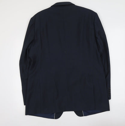 Mens UK Size L Burton Regular Blue Suit Jacket