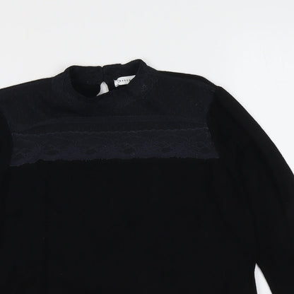 Womens UK Size 10 Warehouse Black Pullover Jumper