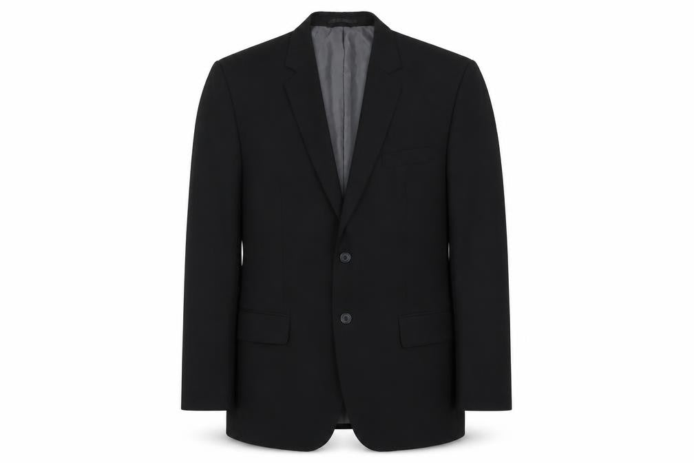 Mens UK Size L F&F Regular Black Suit Jacket