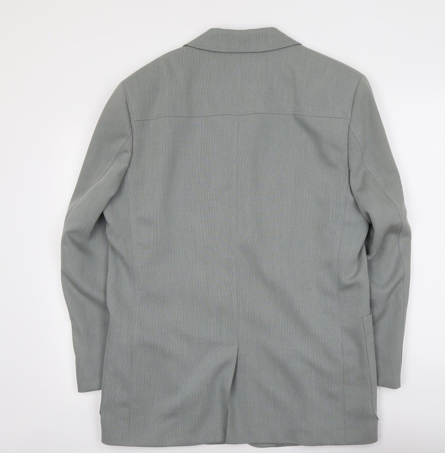 REMUS Mens Grey Polyester Jacket Suit Jacket Size M Regular