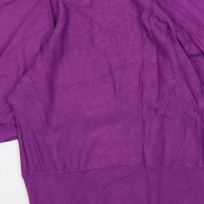 Womens UK Size 10 Dorothy Perkins Purple Pullover Jumper
