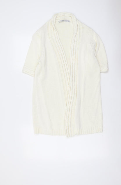 Womens UK Size M EWM Ivory Cardigan Jumper