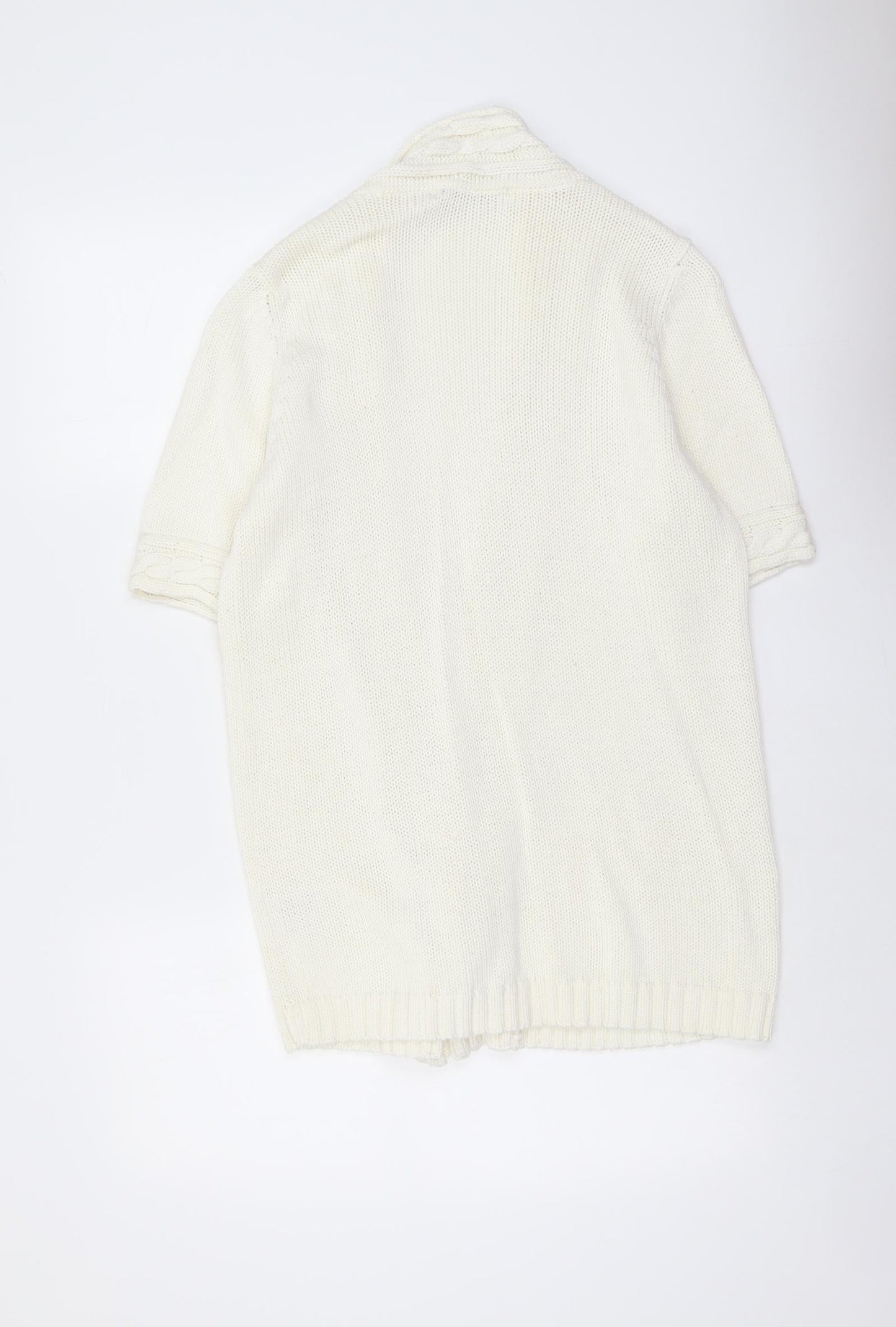 Womens UK Size M EWM Ivory Cardigan Jumper
