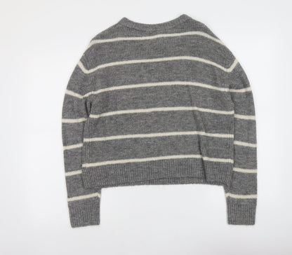 Womens UK Size S H&M Grey Pullover Jumper