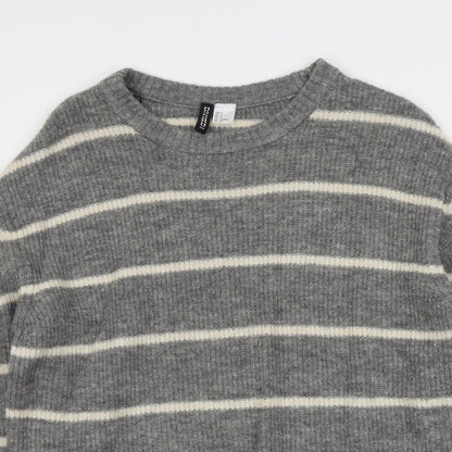 Womens UK Size S H&M Grey Pullover Jumper
