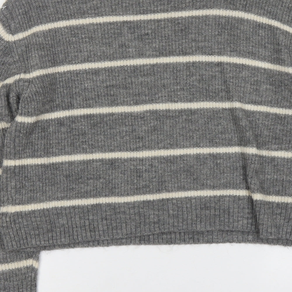 Womens UK Size S H&M Grey Pullover Jumper