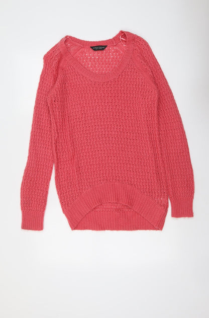 Womens UK Size S Dorothy Perkins Pink Pullover Jumper