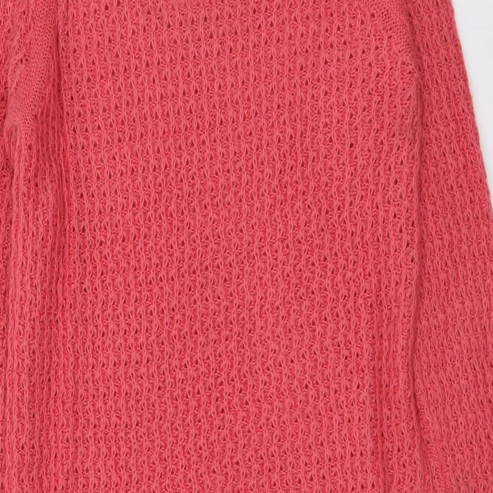 Womens UK Size S Dorothy Perkins Pink Pullover Jumper