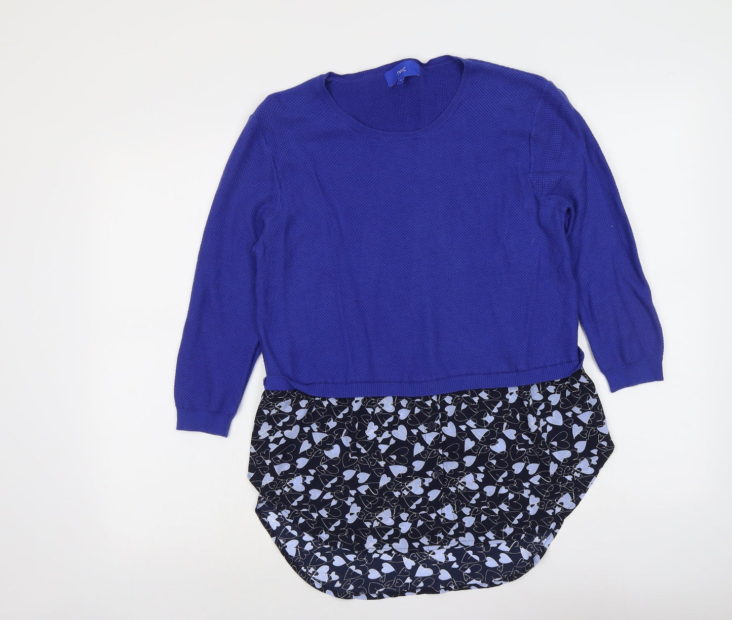 Womens UK Size 10 NEXT Blue Pullover Jumper