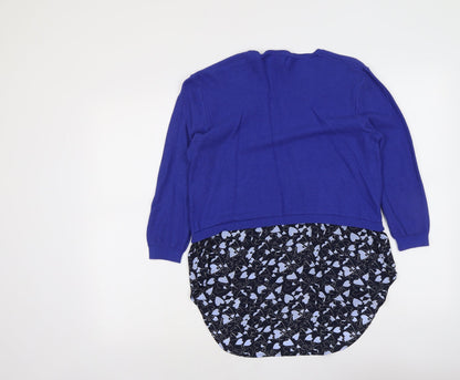 Womens UK Size 10 NEXT Blue Pullover Jumper