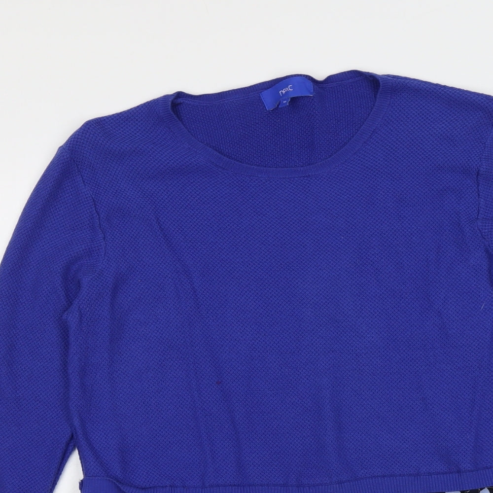 Womens UK Size 10 NEXT Blue Pullover Jumper