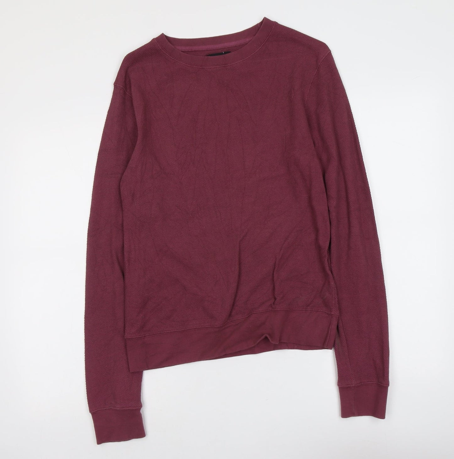 Mens UK Size M Boohoo Purple Pullover Sweatshirt