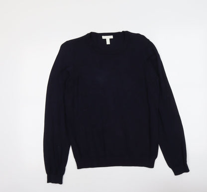 Womens UK Size M H&M Blue Pullover Jumper
