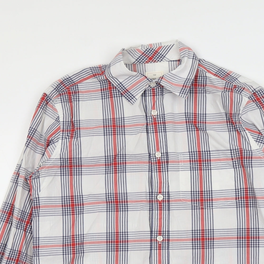 Mens UK Size S Gap Multicoloured  Button-Up Long Sleeve Casual Shirt