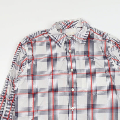 Mens UK Size S Gap Multicoloured  Button-Up Long Sleeve Casual Shirt