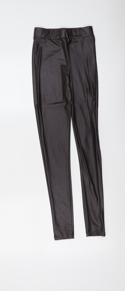 Womens UK Size XS Pull&Bear  Chino Brown Leggings