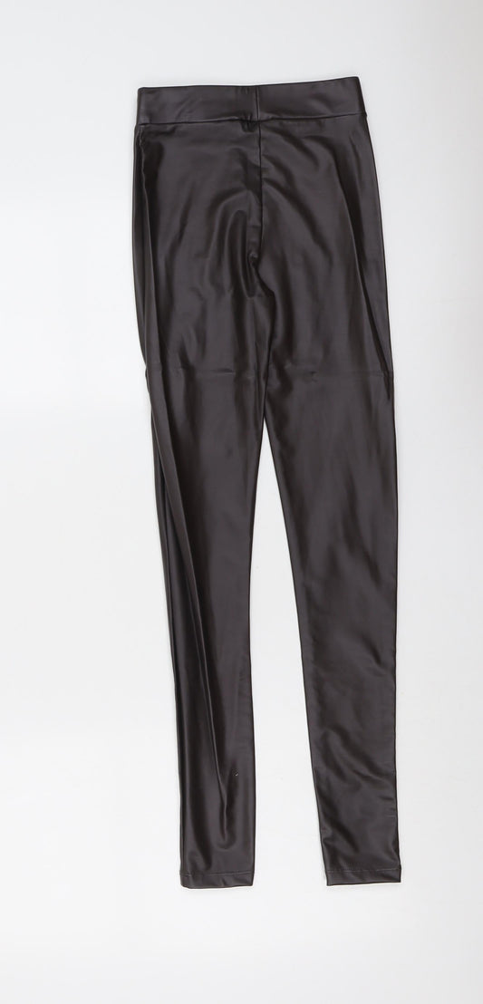 Womens UK Size XS Pull&Bear  Chino Brown Leggings