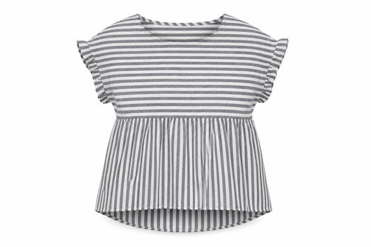 Womens UK Size M SheIn Grey Basic Blouse