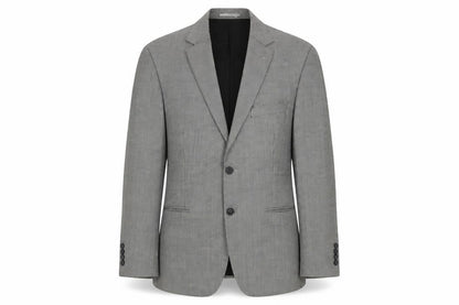 Mens UK Size L Atelier Torino Regular Grey Suit Jacket