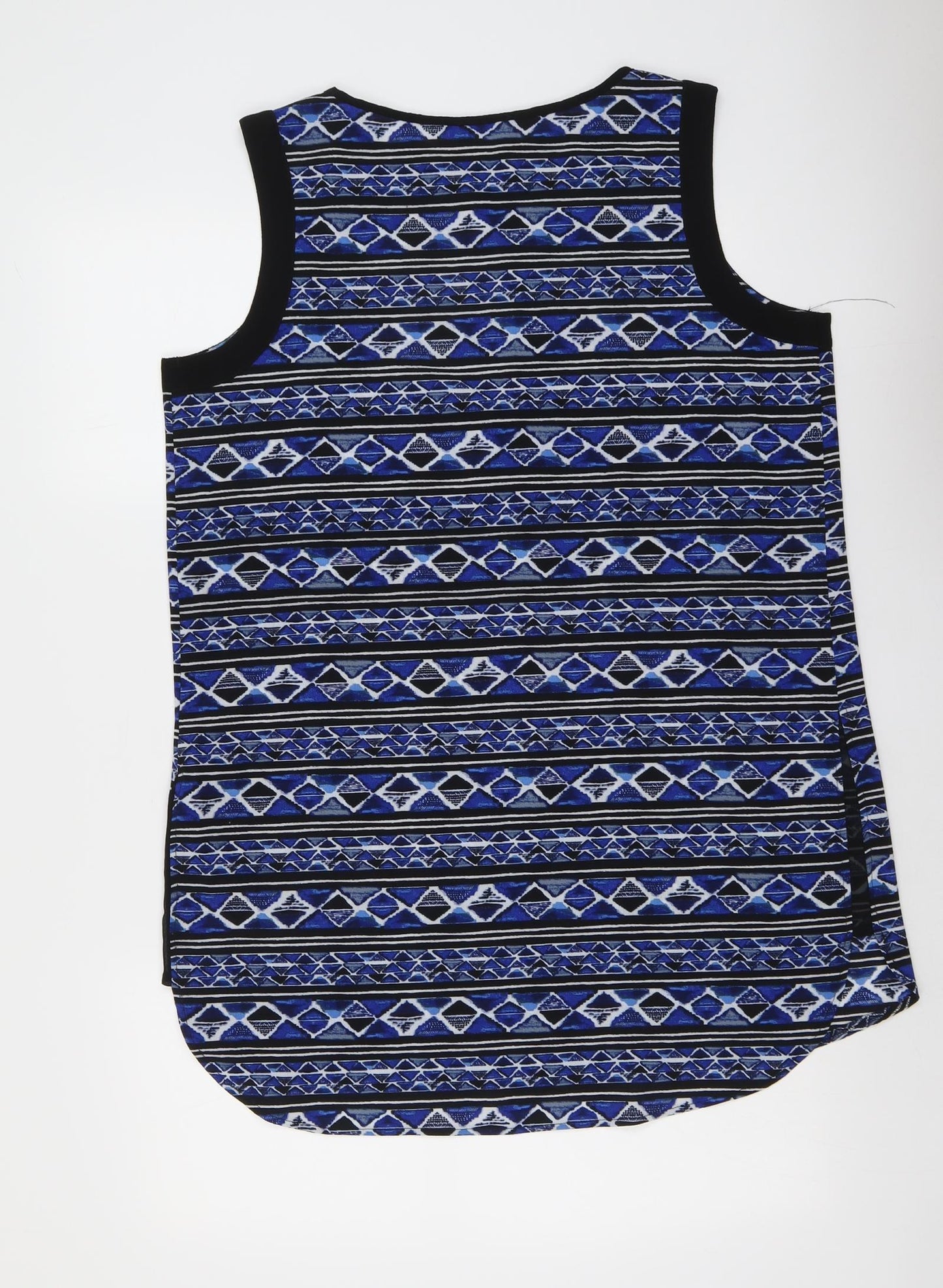 Womens UK Size 14 Papaya Blue Basic Tank