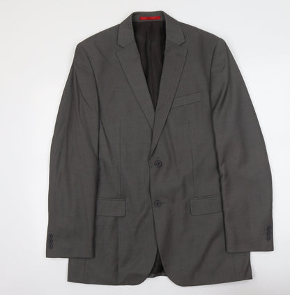 Mens UK Size M Burton Regular Grey Suit Jacket